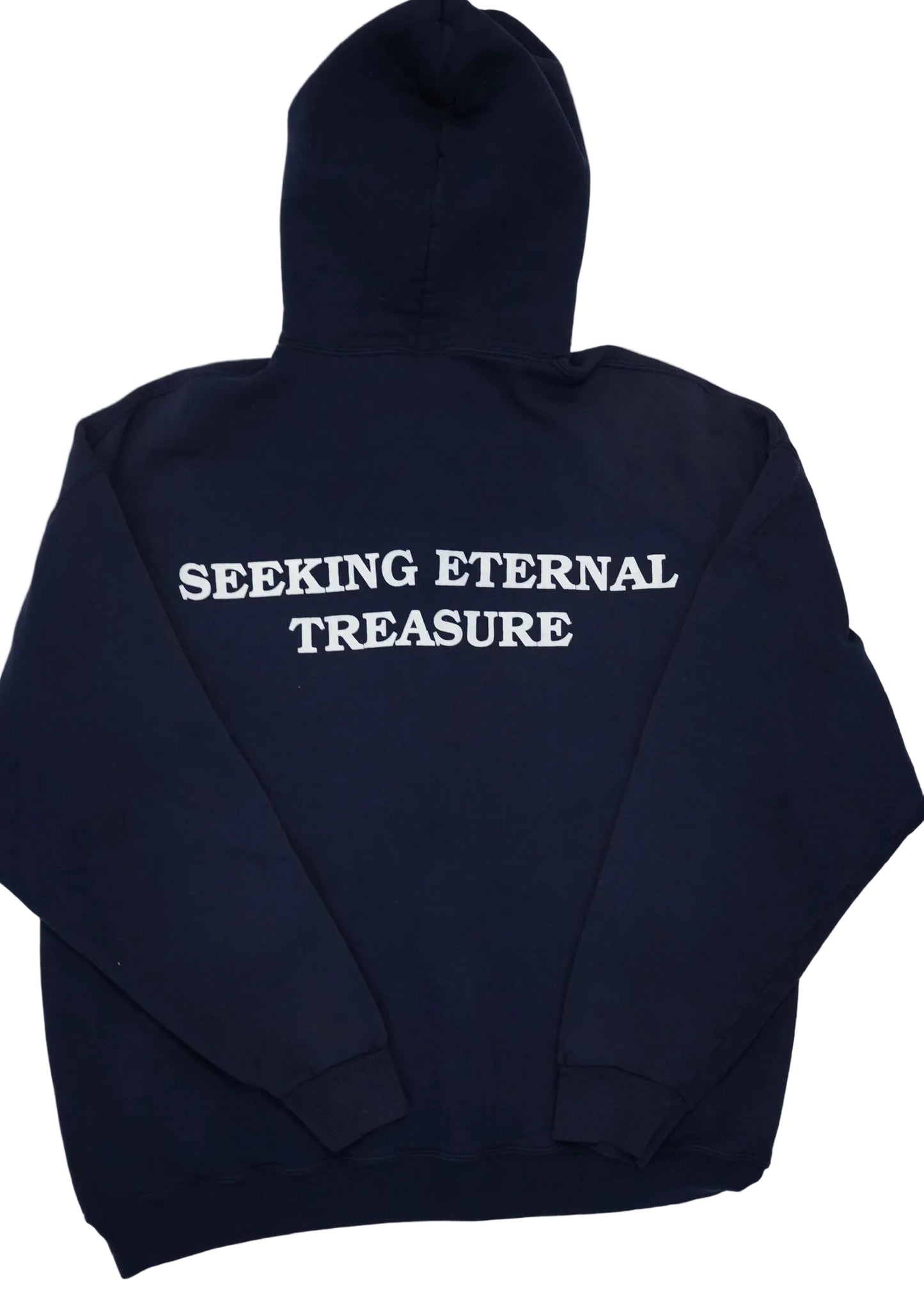 Navy Zip-up Hoodie L
