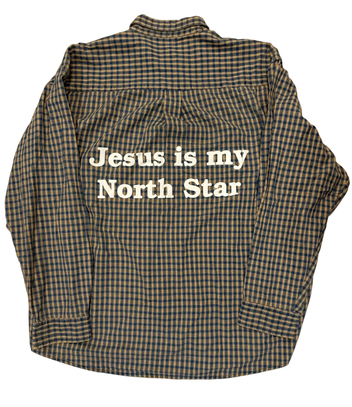 Yellow Plaid Flannel XXL
