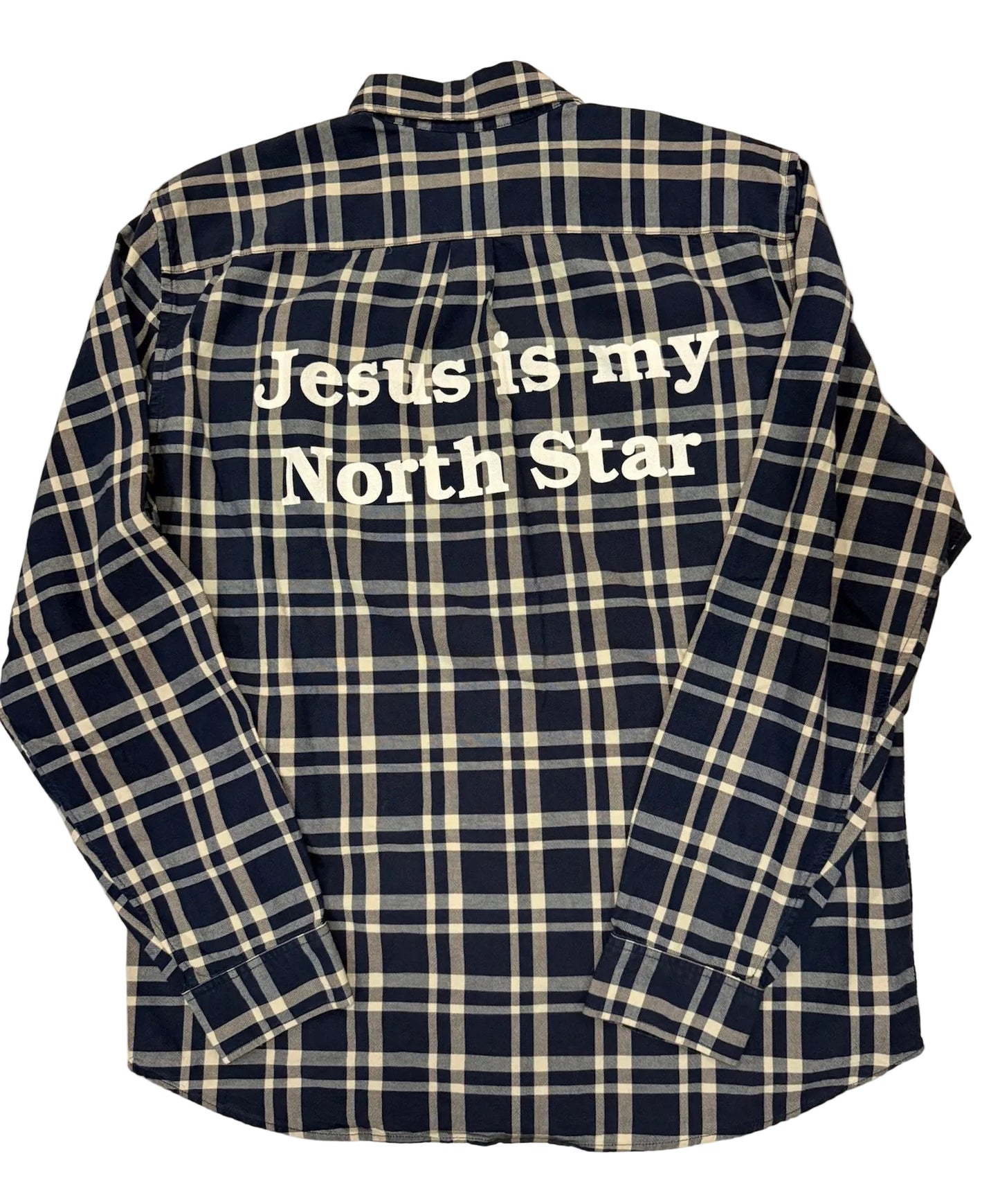 Blue Plaid Flannel XL