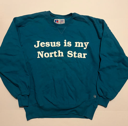 Aqua North Star Crewneck