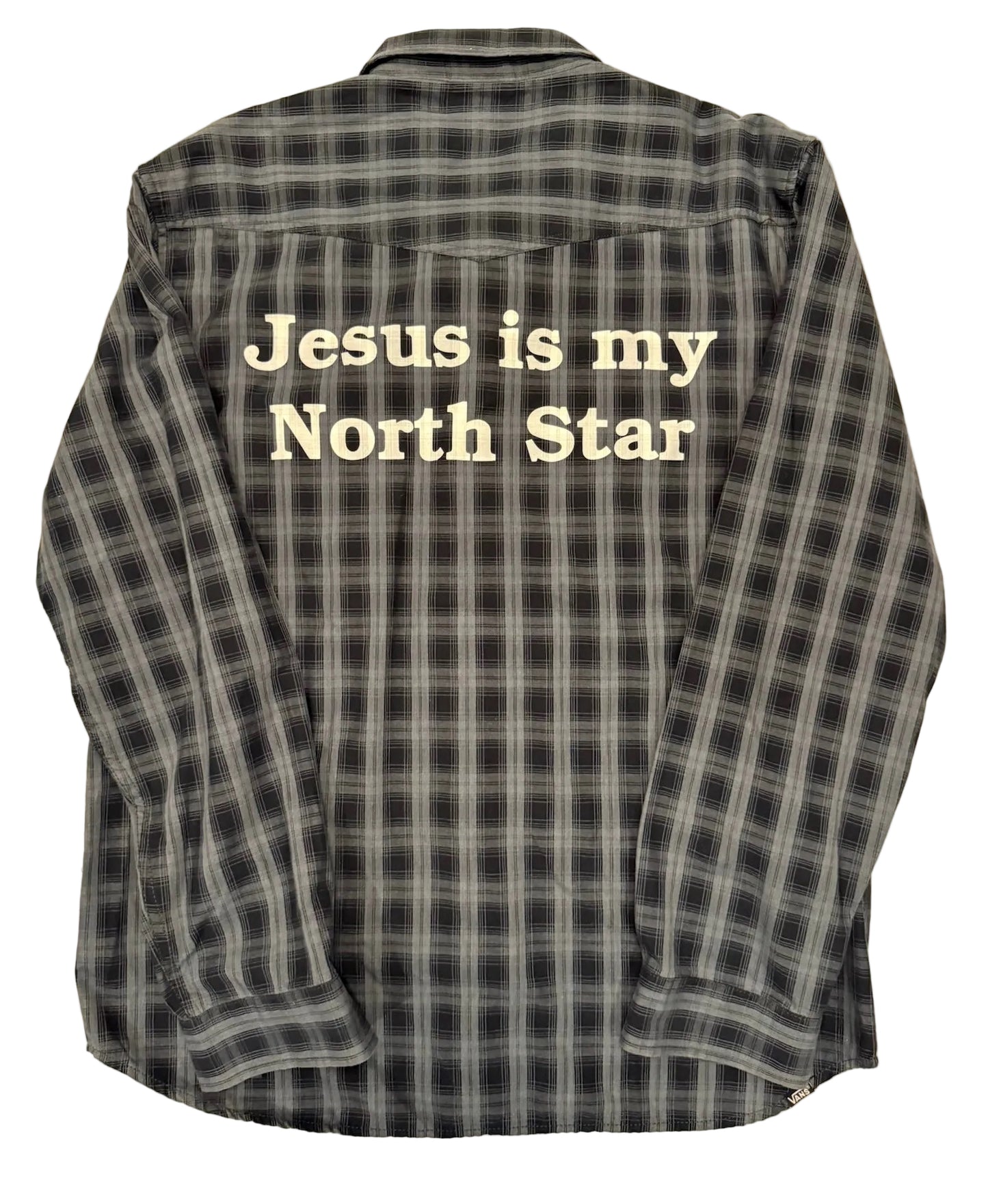 Black Plaid Flannel XXL