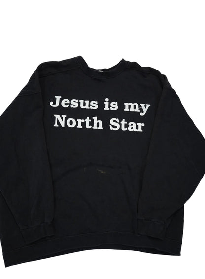 Boxy Black Crewneck XXL