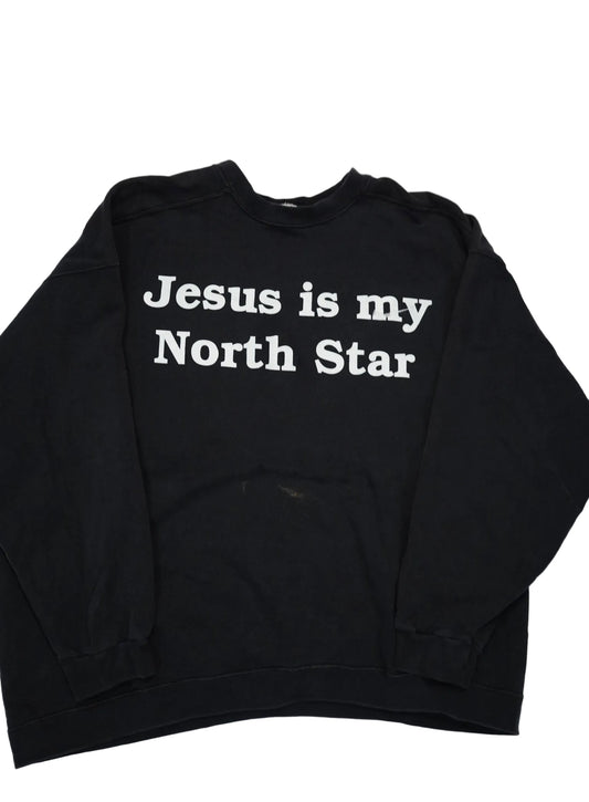 Boxy Black Crewneck XXL