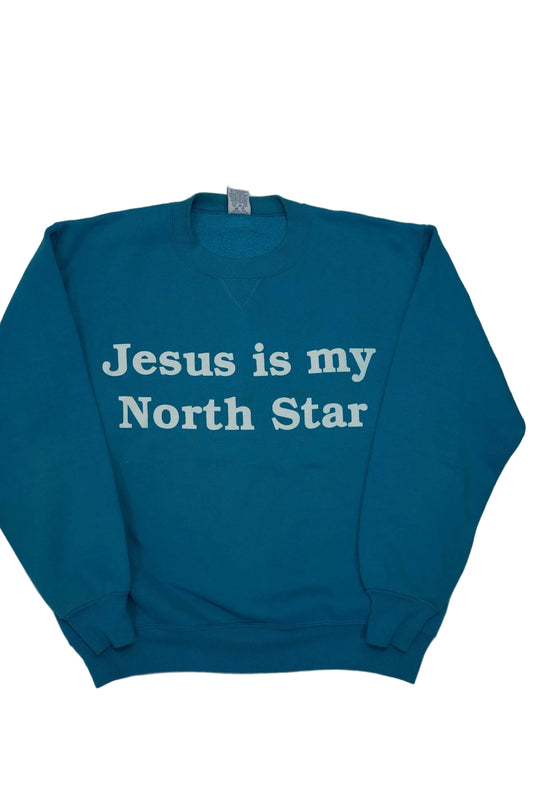 Aqua Blue Crewneck M