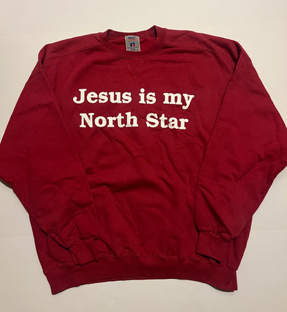 Red North Star Crewneck