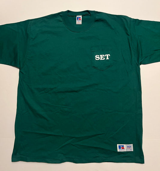Hunter Green “SET” Pocket Tee