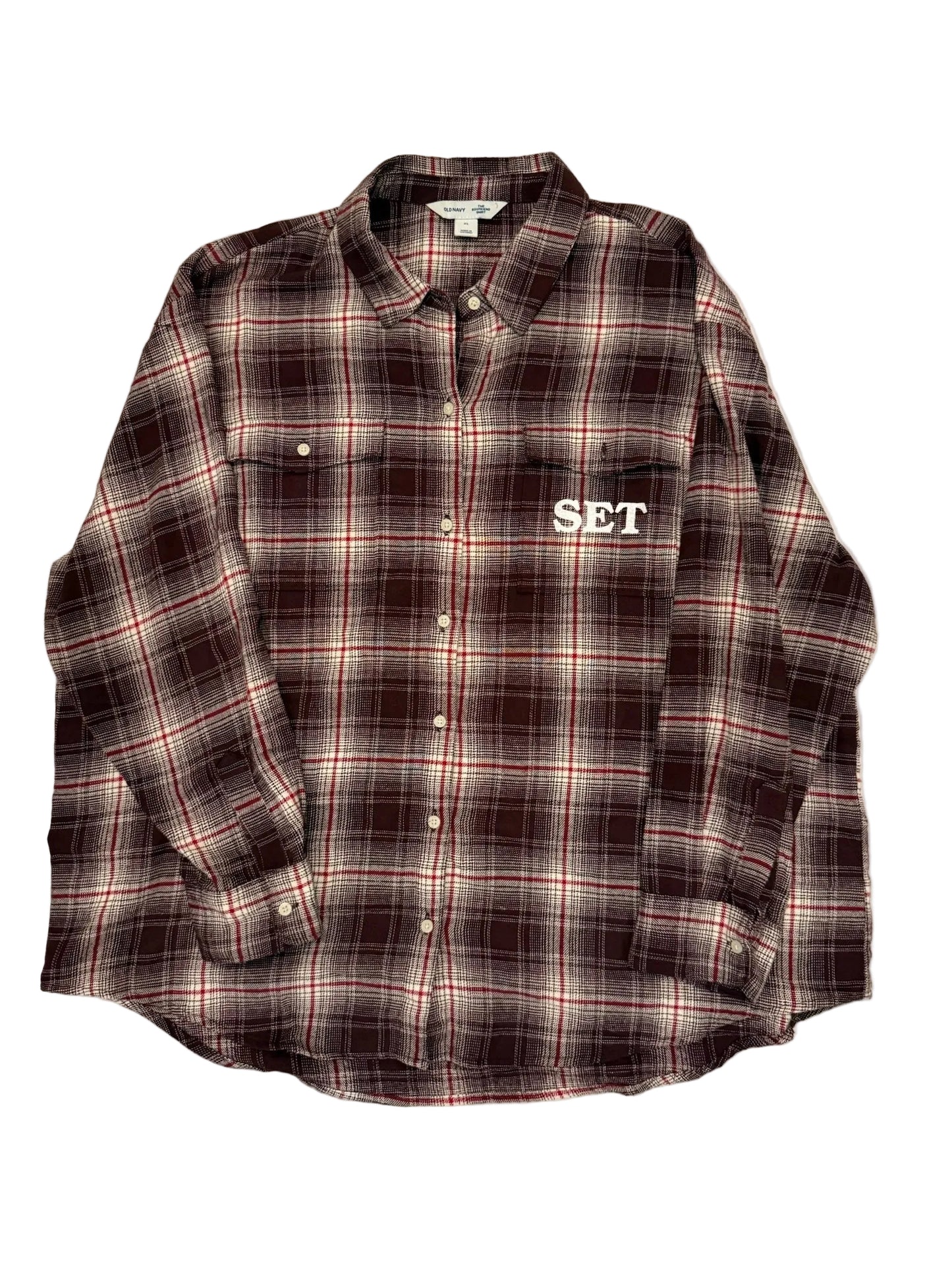 Red Plaid Flannel XL