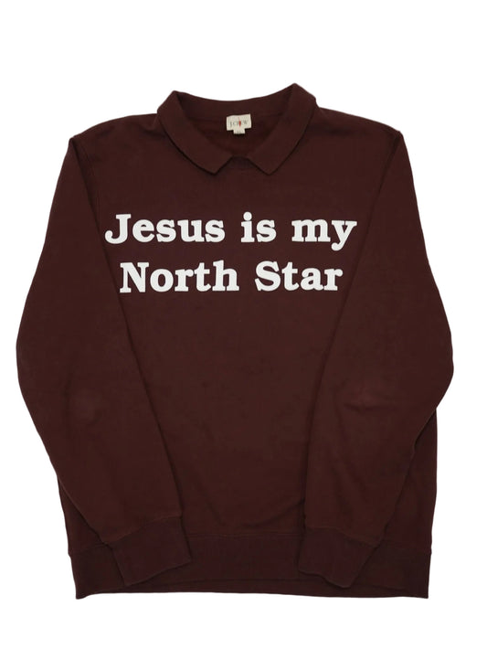Burgundy Polo Crewneck L