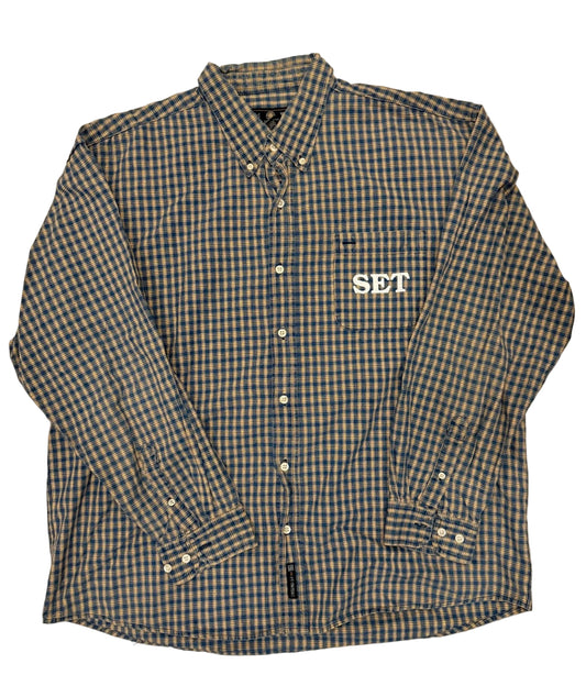 Yellow Plaid Flannel XXL