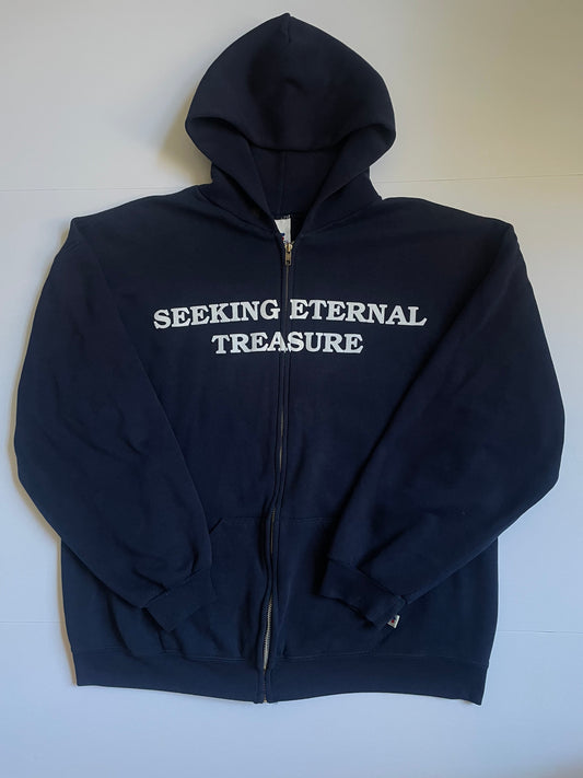 SET Navy Zip-up Hoodie