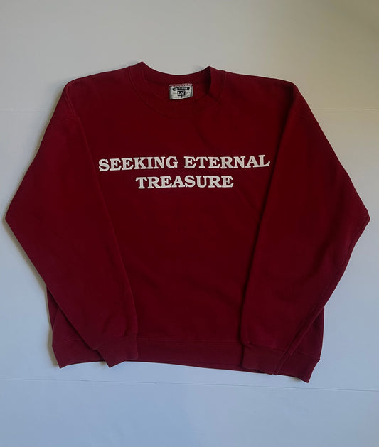 SET Dark Red Crewneck