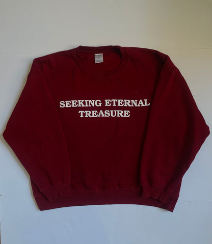 SET Burgundy Crewneck