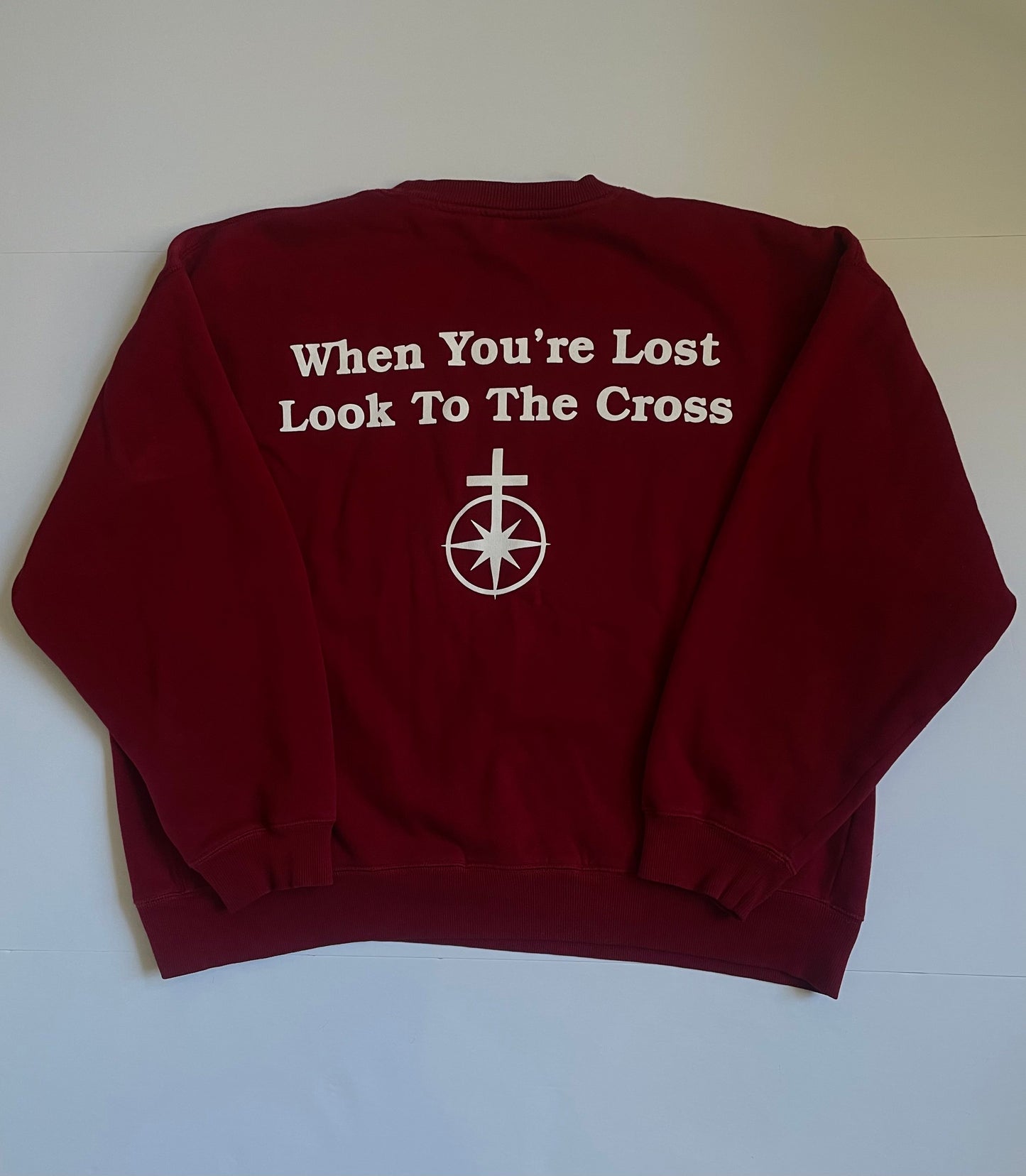 SET Burgundy Crewneck