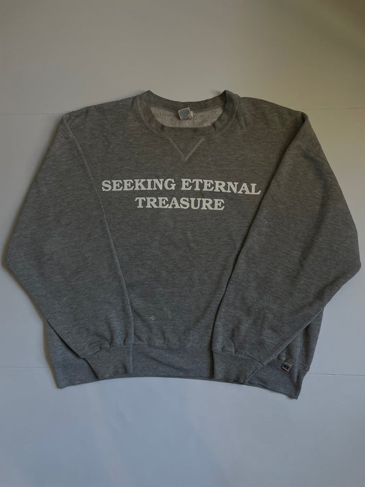 SET Faded Grey Crewneck