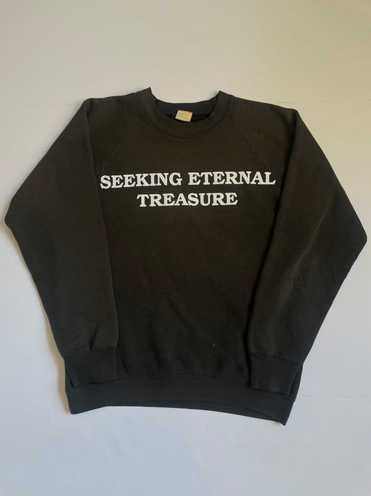 SET Vintage Black Crewneck