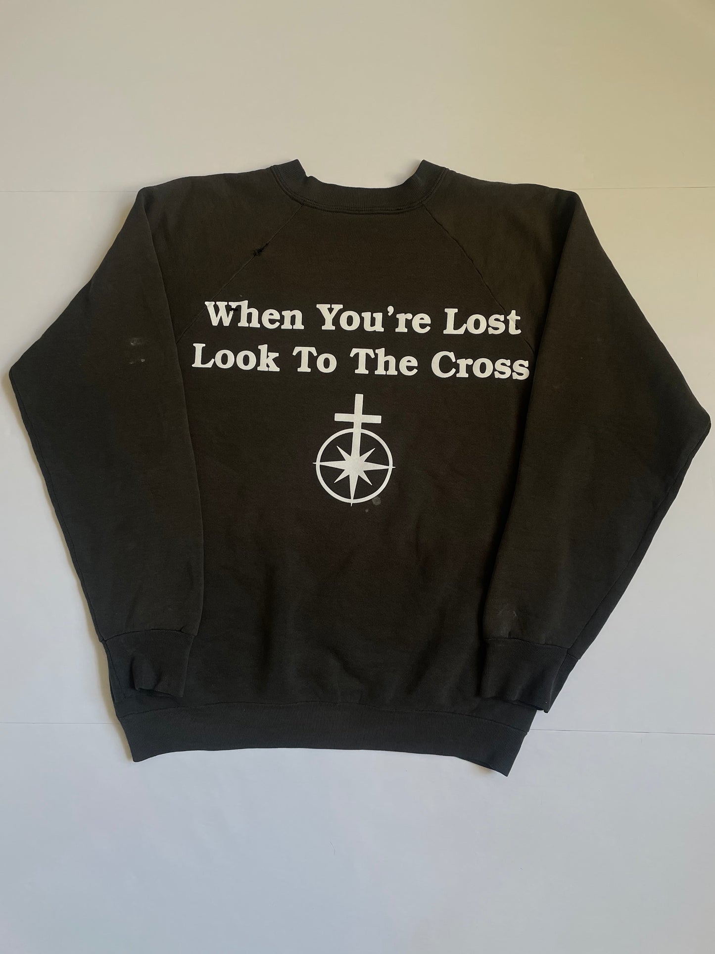 SET Vintage Black Crewneck